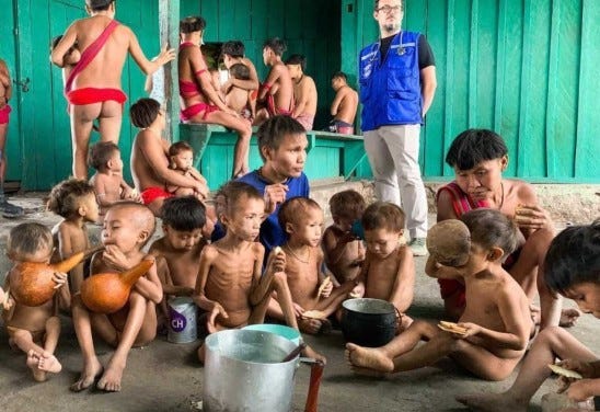 Há ao menos uma morte por agressão infantil em diversas comunidades da TI  Yanomami