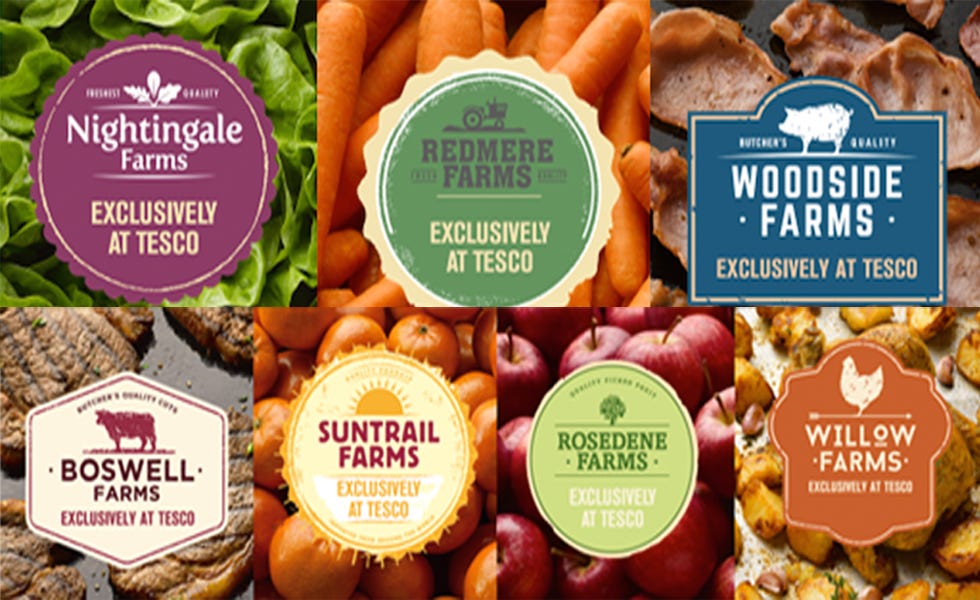 Tesco farm brands