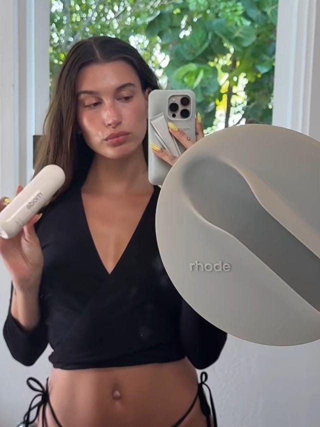 Rhode Glazing Mist Mirror Holder Sticker : r/newinbeauty