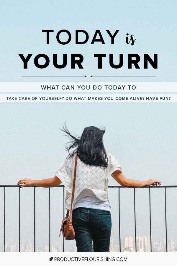 Much of our lives is spent waiting around for our turn while we wonder why other people are getting theirs or being envious of the people who somehow got on the happiness bus earlier than us. Mostly, they're having their turn because they stopped waiting for it. You CAN quit waiting — So will you make today your turn? https://productiveflourishing.com/today-is-your-turn/ #productiveflourishing #selfimprovement #motivation #personaldevelopment #lifelessons