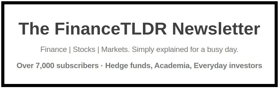 FinanceTLDR newsletter banner.
