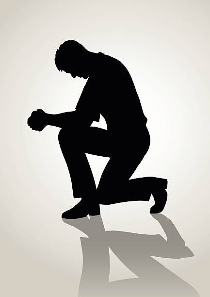 2,800+ Man Kneeling Stock Illustrations, Royalty-Free Vector Graphics &  Clip Art - iStock | Man kneeling silhouette, Man kneeling down, Black man  kneeling