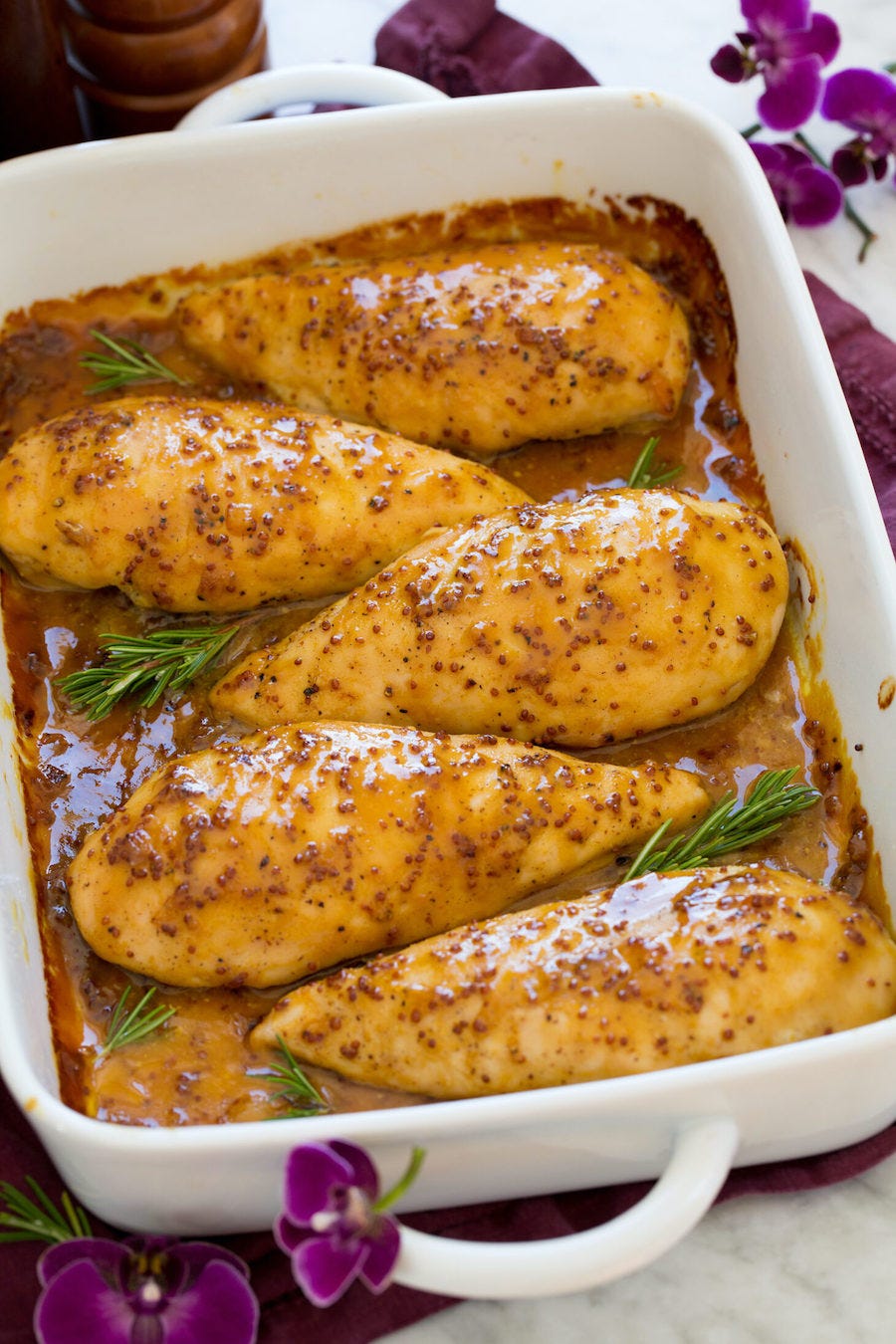 Baked Honey Mustard Chicken Baked Honey Mustard Chicken