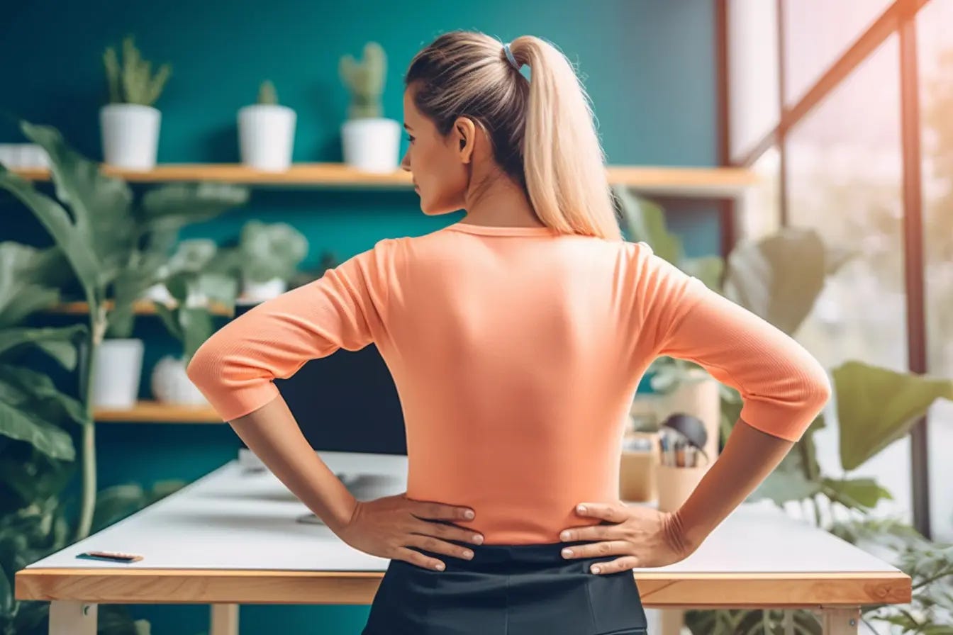 5 tension-releasing lower back stretches to do on your chair