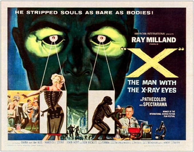 X: The Man With The X-Ray Eyes Movie Poster Masterprint (35.56 x 27.94 cm)