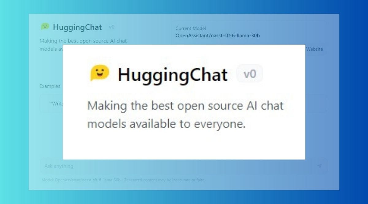 ChatGPT has a new rival: Hugging Face introduces a powerful alternative to  OpenAI's chatbot | Technology News - The Indian Express