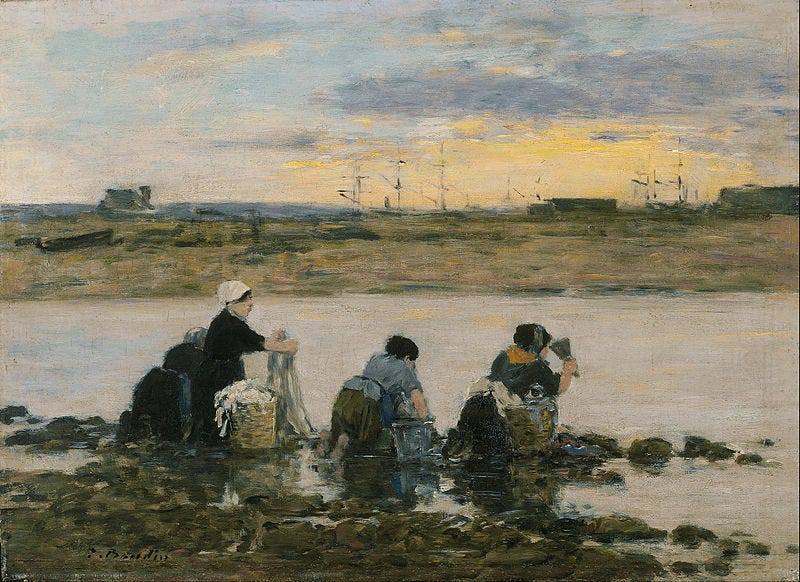 File:Eugène Boudin - Washerwomen by the River - Google Art Project.jpg