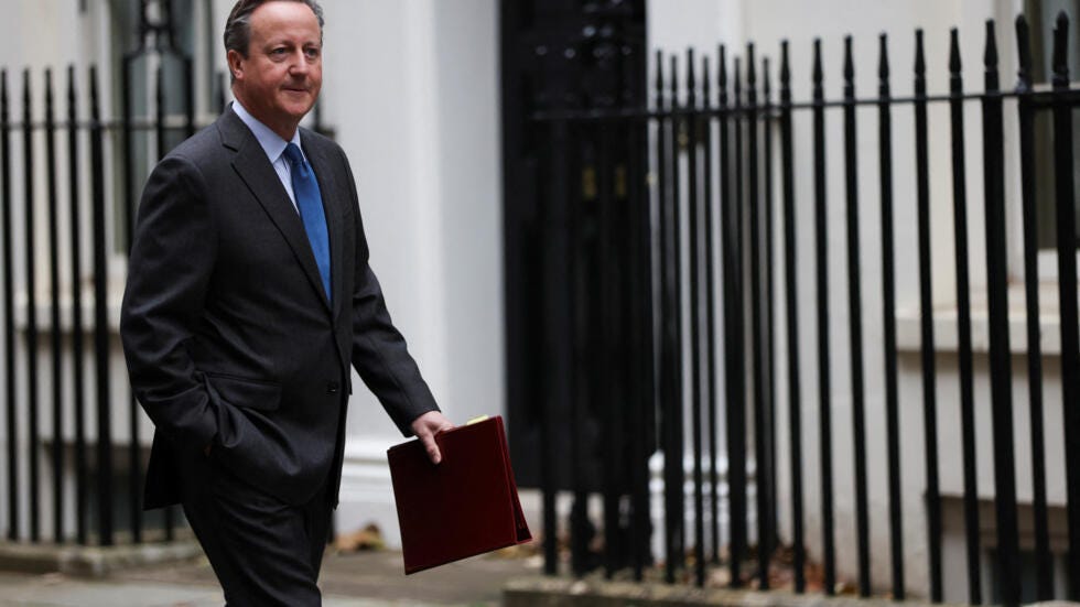 Former British Prime Minister David Cameron becomes Foreign Minister in the  wake of Sunak's cabinet reshuffle - EJP
