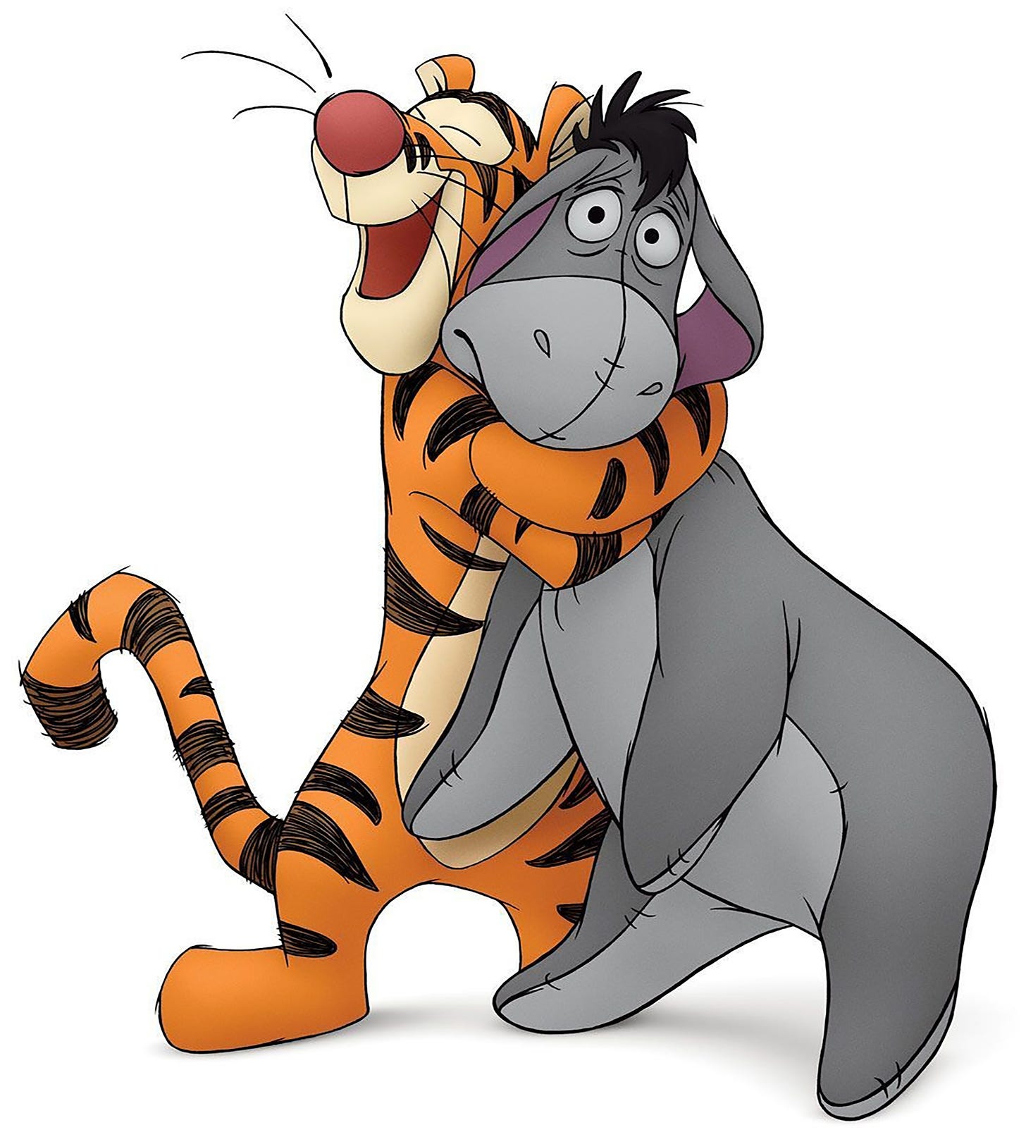 Tigger and Eeyore Winnie The Pooh Iron On Transfer #5 - Divine Bovinity  Design