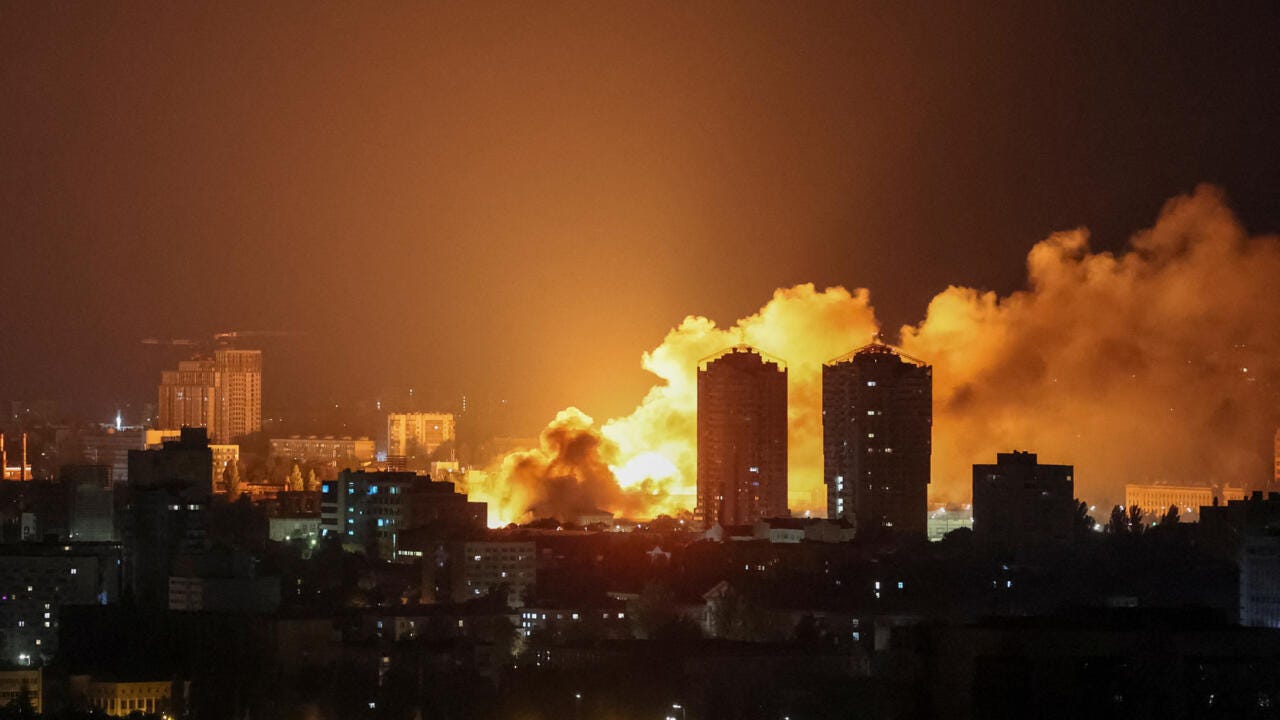 Four dead in Russian drone attack on Kyiv as Ukraine targets Russia's air  fields