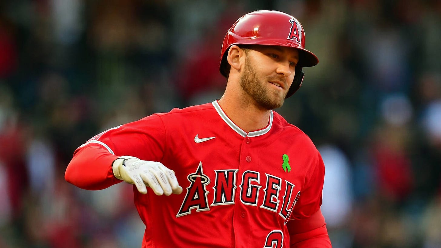 Angels place Taylor Ward on IL with hamstring strain