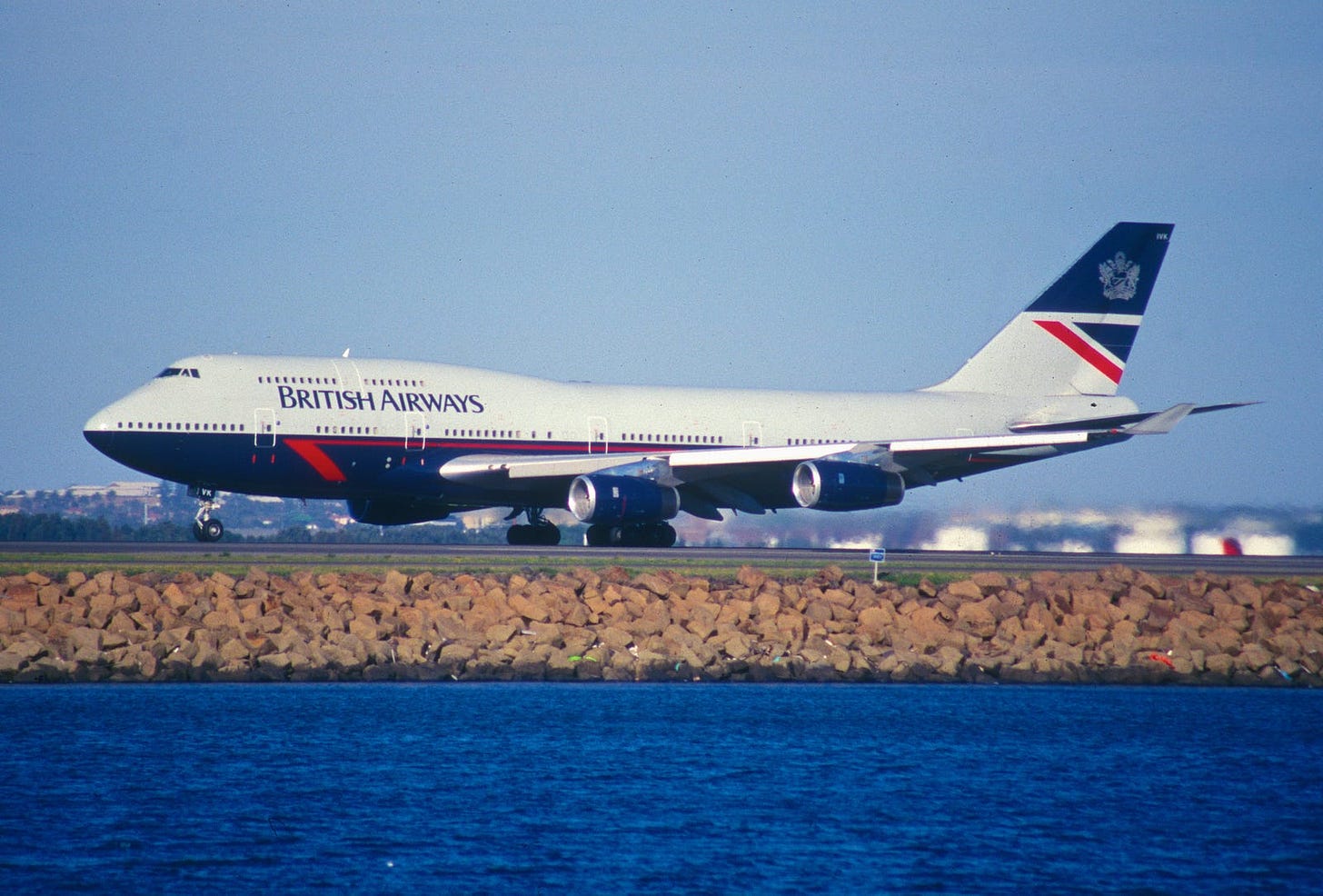 A British Airways 747 from the 1980s.