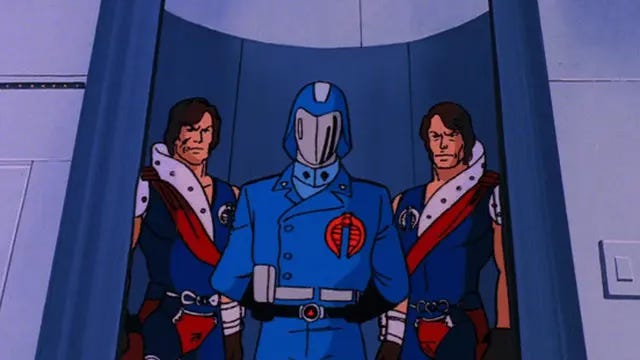 Cobra Commander and the twins