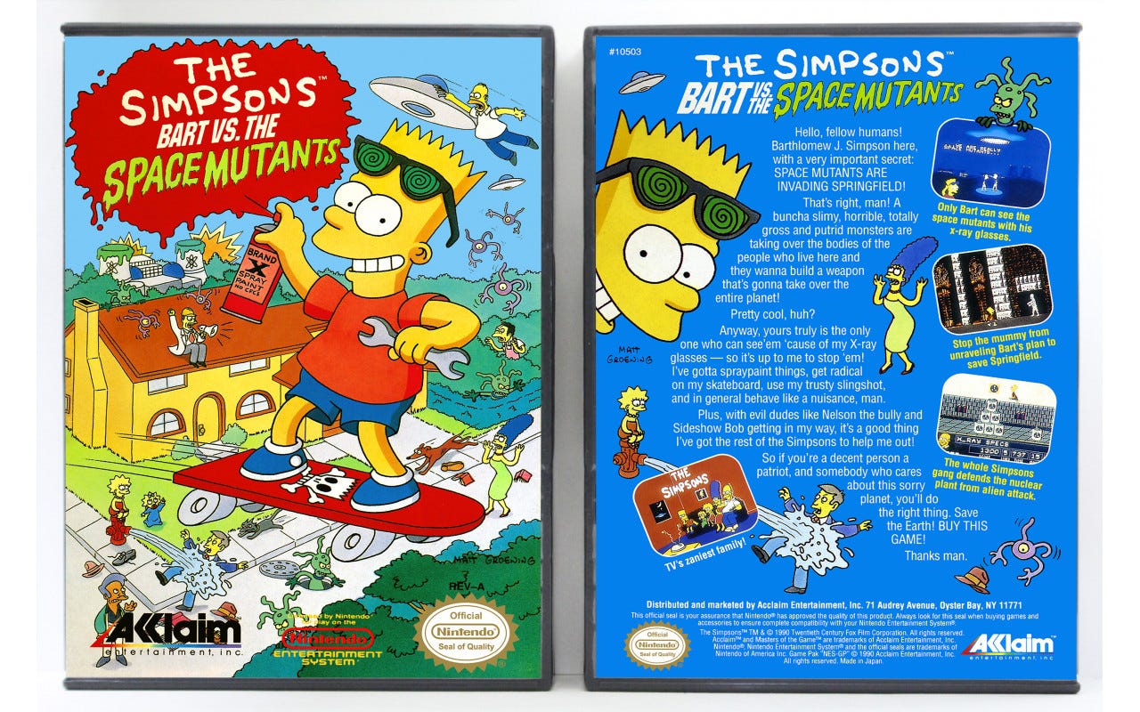 Simpsons, The: Bart vs the Space Mutants