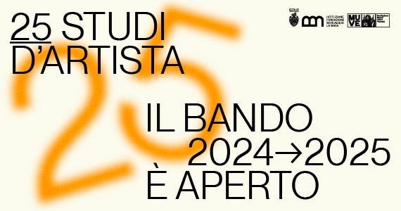 Locandina del bando