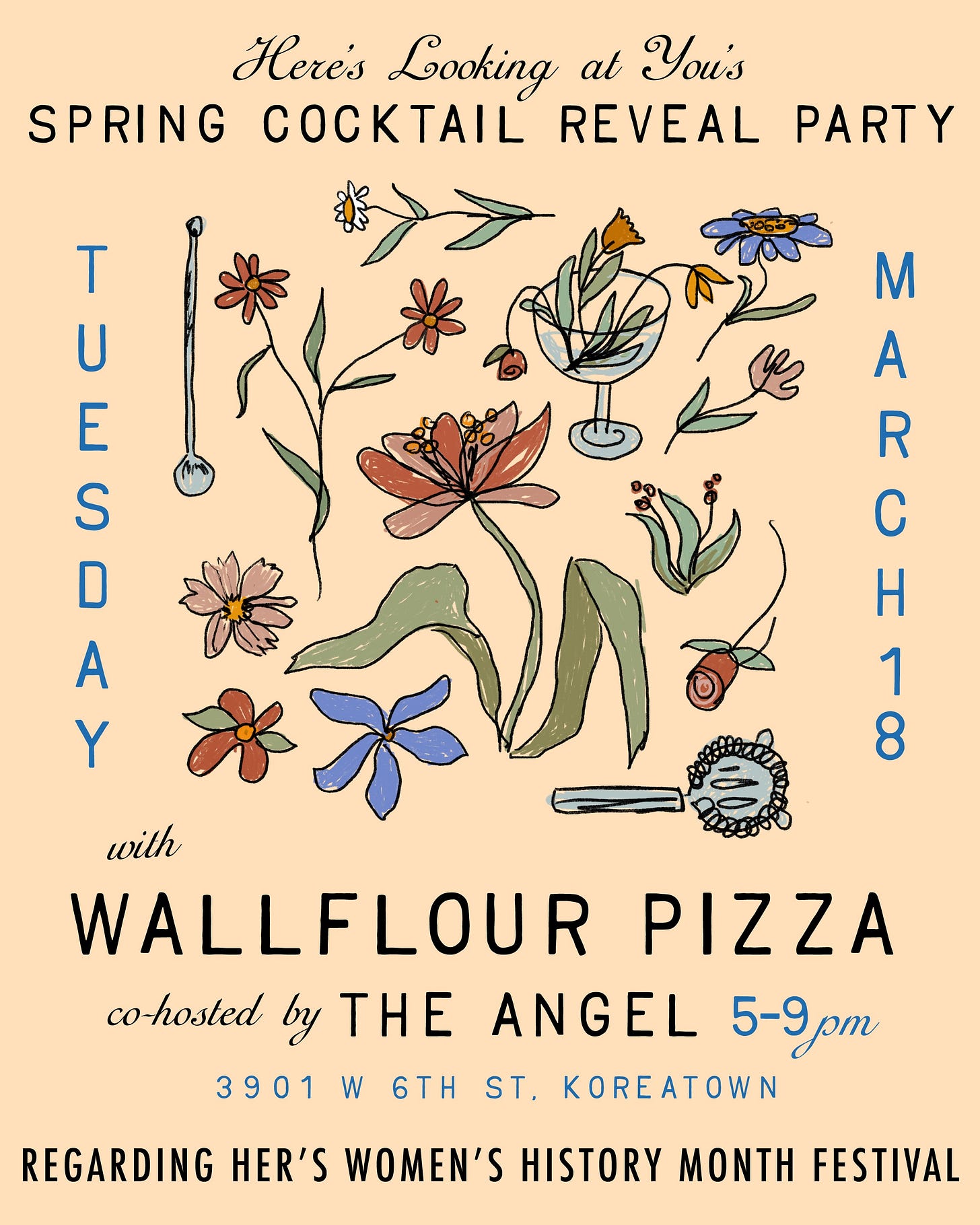 HLAY x The Angel x Wallflour Pizza flyer HLAY x The Angel x Wallflour Pizza flyer