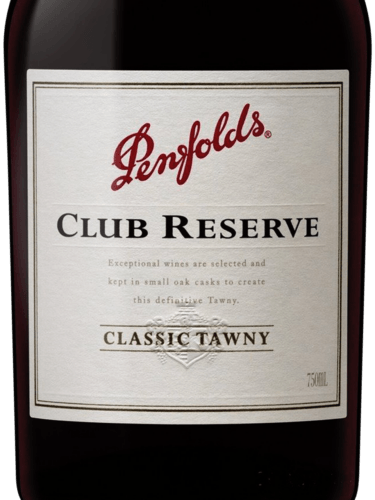 Penfolds Club Reserve Classic Tawny label