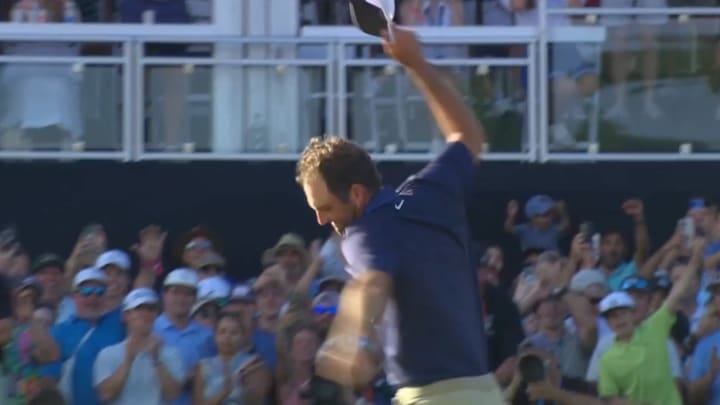 Scheffler was pumped. Scheffler was pumped.