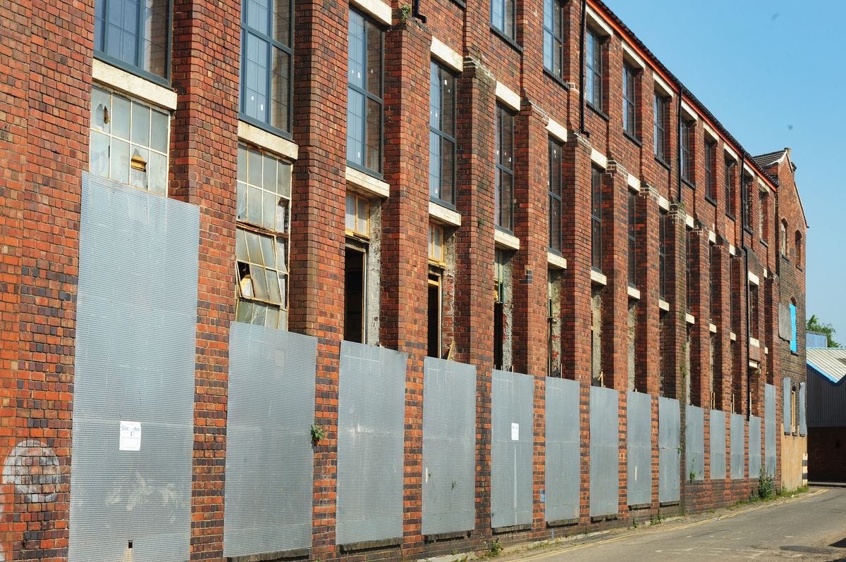 Work grinds to a halt at old Sunbeam factory in Wolverhampton | Express ...