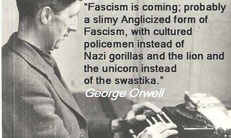 Nick Reeves #RejoinEU #PATH #FBPE on X: "George Orwell wrote "Fascism is  coming; probably a slimy Anglicized form of Fascism... " That's Farage and  the Brexit Party. #EUelections2019 #Brexit #FBPE https://t.co/7j5NJiDR0W" /