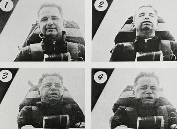 The image shows four mugshot-style black and white photographs of men with varying expressions, suggesting they were part of a criminal investigation or booking process. The men appear to be of different ages, with some having facial hair and others clean-shaven. The numbered placards below each image indicate this is likely a set of police or correctional facility mugshots. The solemn and stern expressions on the men's faces convey a sense of unease or distress associated with the situation depicted.