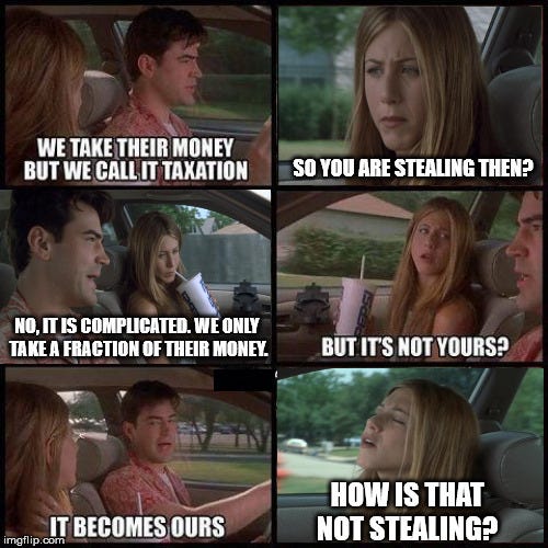 Taxation is theft - Imgflip