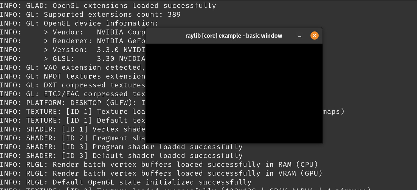 Raylib running with gambit bindings