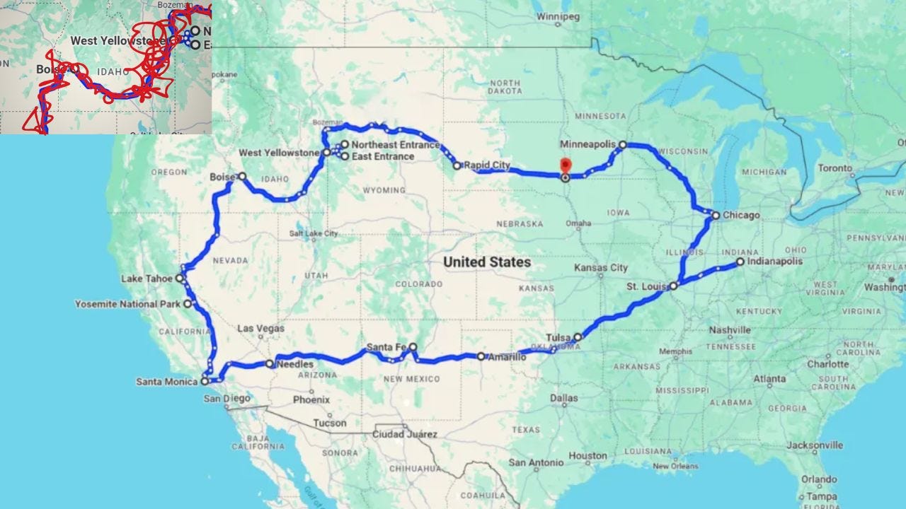 US roadtrip on a budget