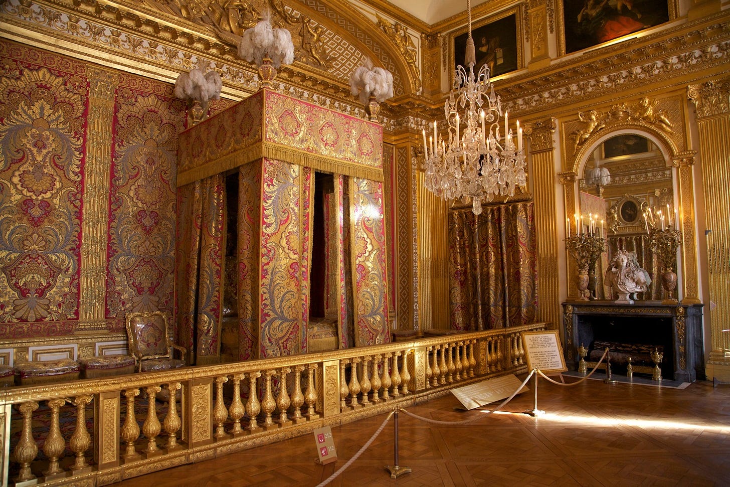 King's Bedchamber (room 5) in the King's Apartment