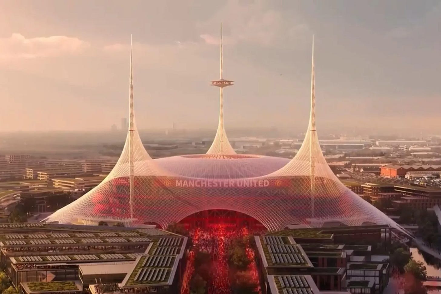 Manchester Utd confirms 100,000-capacity stadium that could take only 5  years to build | New Civil Engineer
