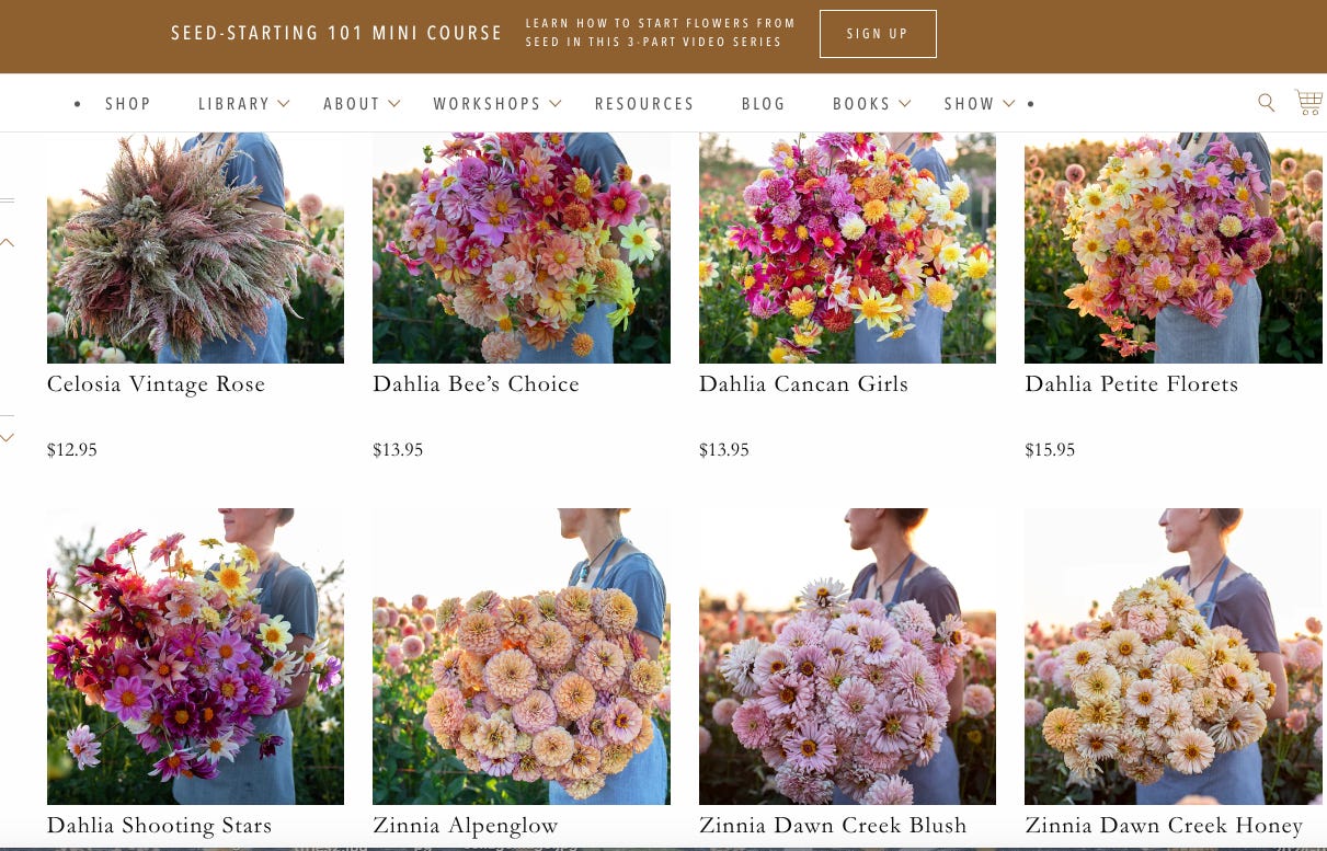 Floret Originals on floretflowers.com