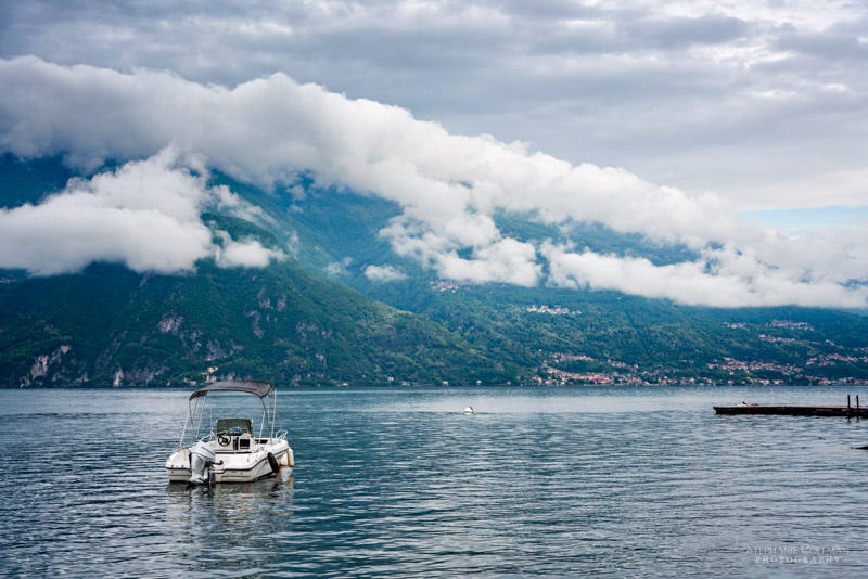 Cloudy morning on Lake Como