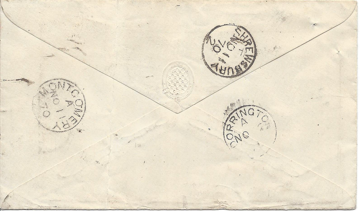 Back of the "dead" letter