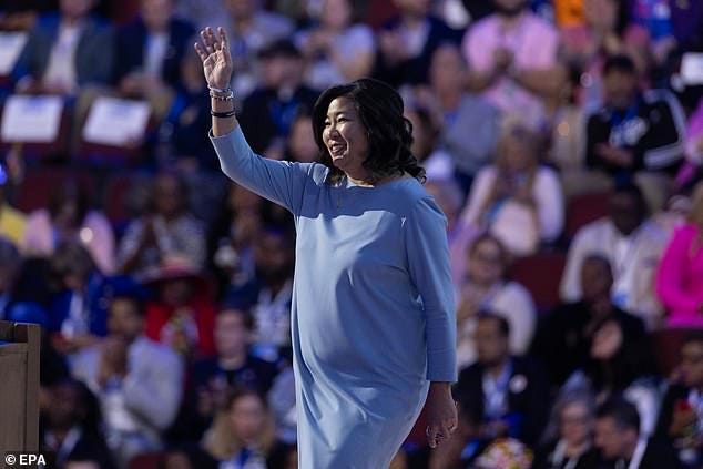 Sun worked in state government for almost 15 years, first as the chief of staff for New York State Assembly member Grace Meng, who is now a member of congress. Meng is pictured at the 2024 Democratic National Convention in Chicago