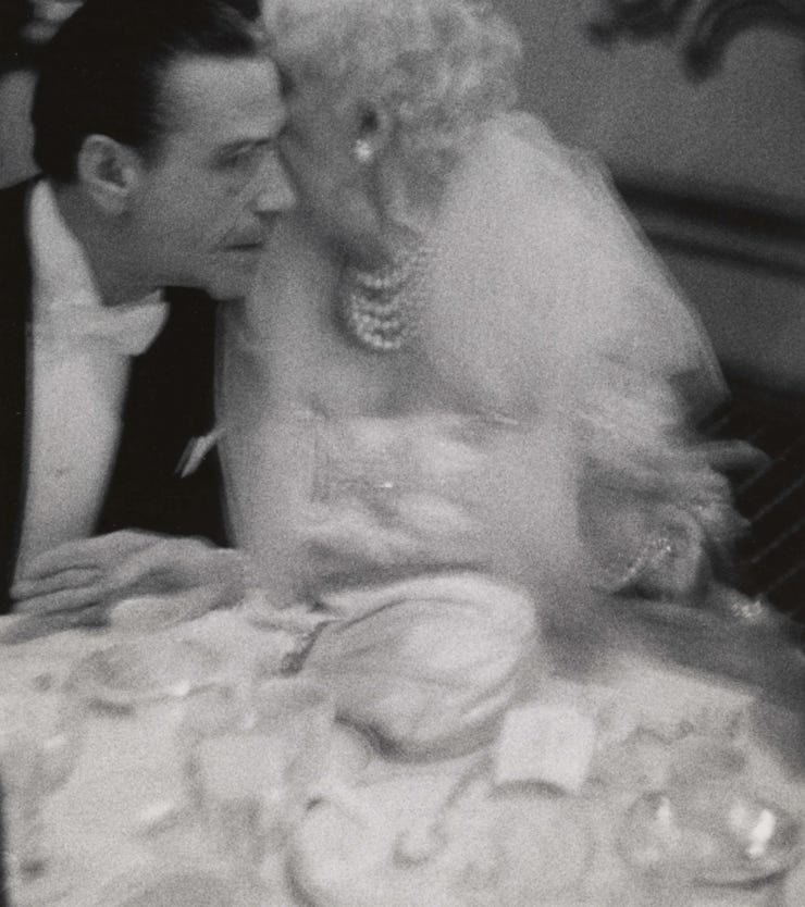 Elderly Woman Whispering to Her Dinner Partner, Grand Opera Ball, N.Y.C. 1959 © THE ESTATE OF DIANE ARBUS, LLC. ALL RIGHTS RESERVED. I guess I could've used this photo to illustrate that sharpness is a bourgeois concept. 