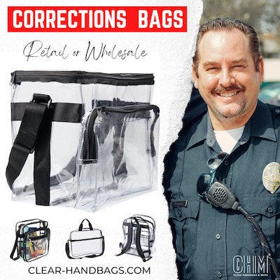 Clear Lunch Bags For Correctional Officers: Bag Policy – Clear-Handbags.com