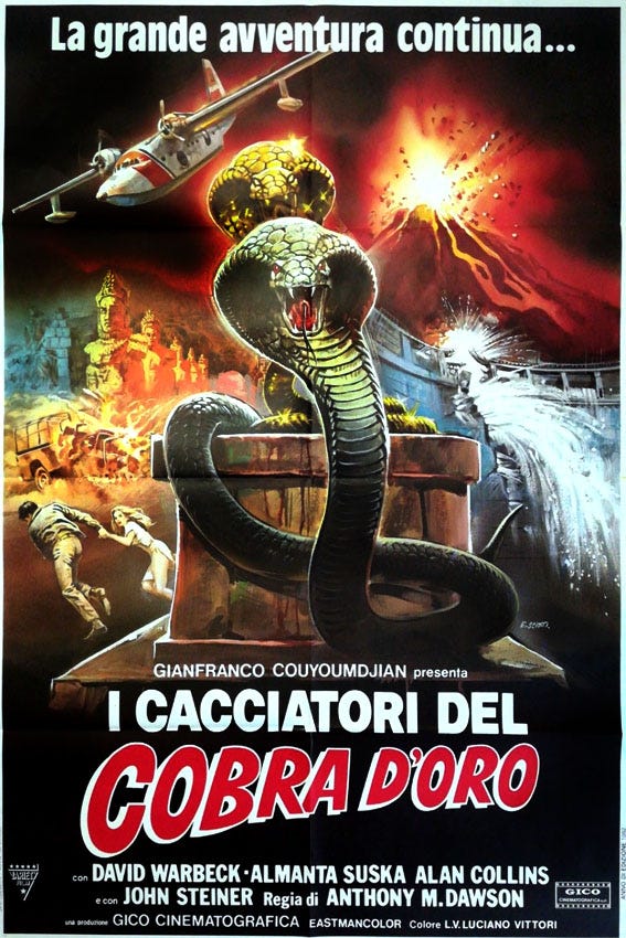 Italian poster. Art by Enzo Sciotti.