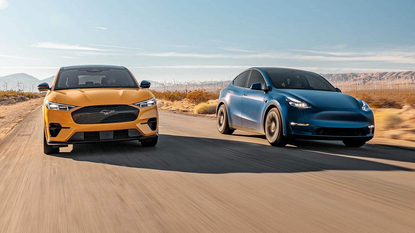 Ford Mustang Mach-E GT vs. Tesla Model Y Performance: The Future Is Good,  Fun, and Fast