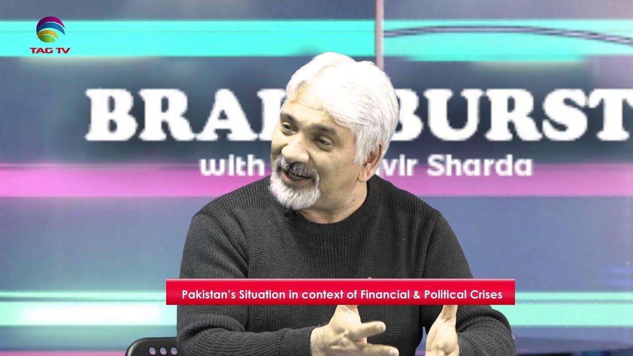 Pakistan Political Turmoil in Indian Elections' Times – Tahir Gora in Brain Burst @TAG TV