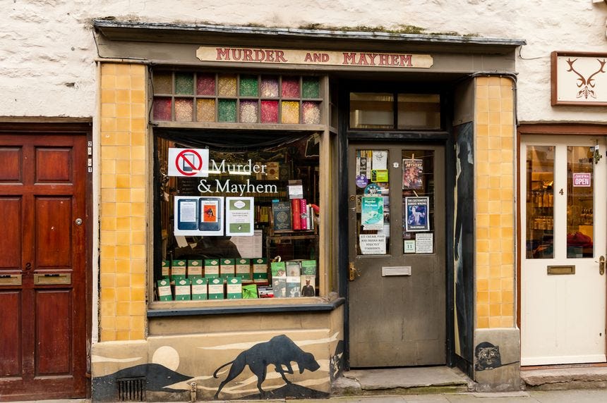 Murder and Mayhen Hay on Wye