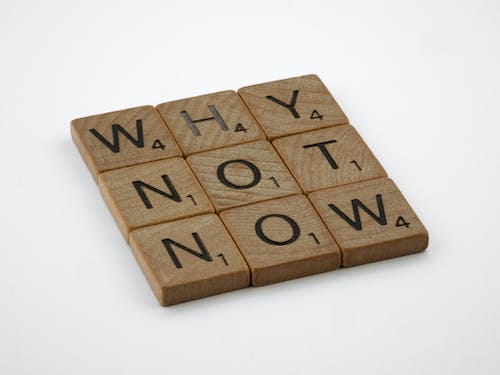 Free Brown Wooden Blocks on White Table Stock Photo