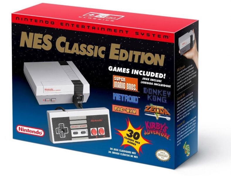 nes nintendo classic 30 games