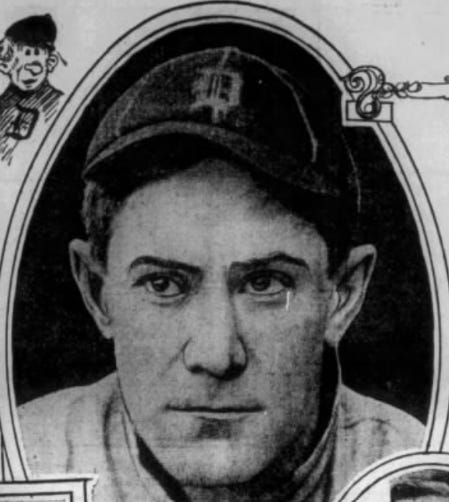 Detroit second baseman Jim Delahanty. Detroit second baseman Jim Delahanty.