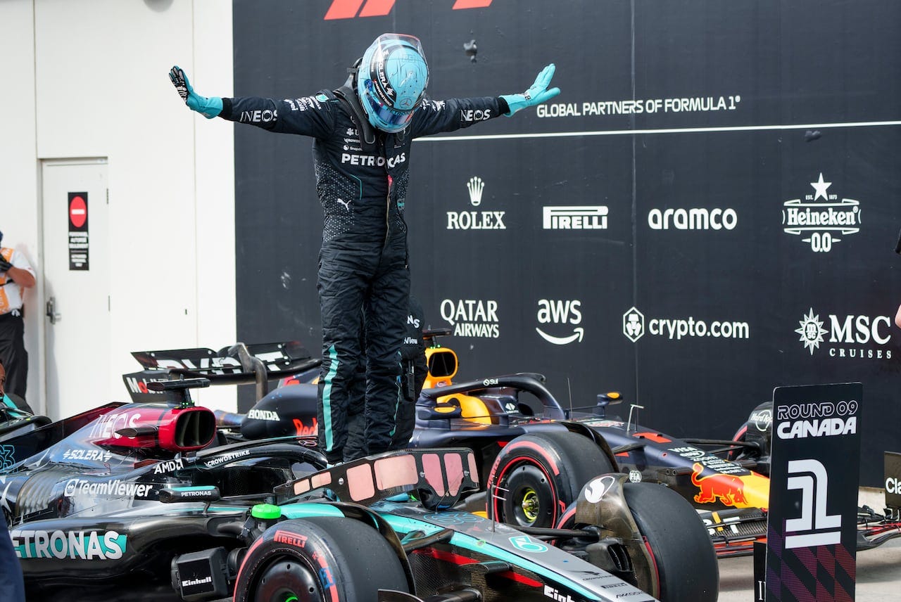 Mercedes' Russell grabs pole for Formula 1 Canadian Grand Prix ahead of  Verstappen | CBC Sports