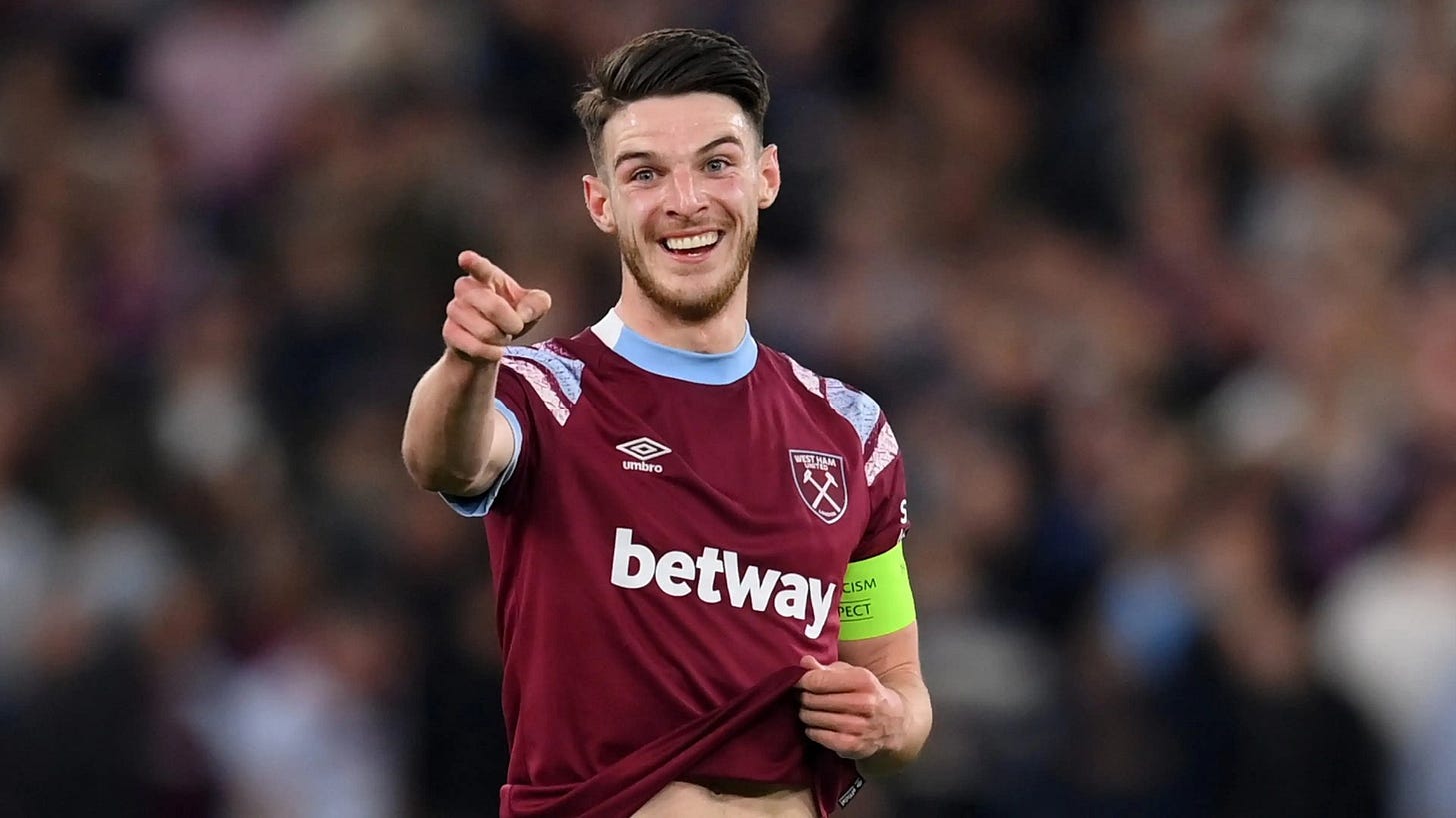 West Ham thống nhất bán đội trưởng Declan Rice cho Arsenal