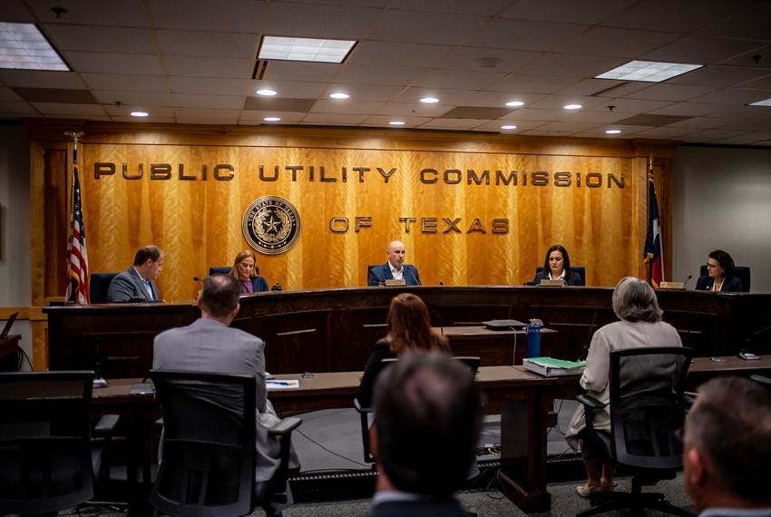 Public Utilities Commission Chairman Thomas Gleeson speaks during a meeting on Thursday, July 11, 2024.