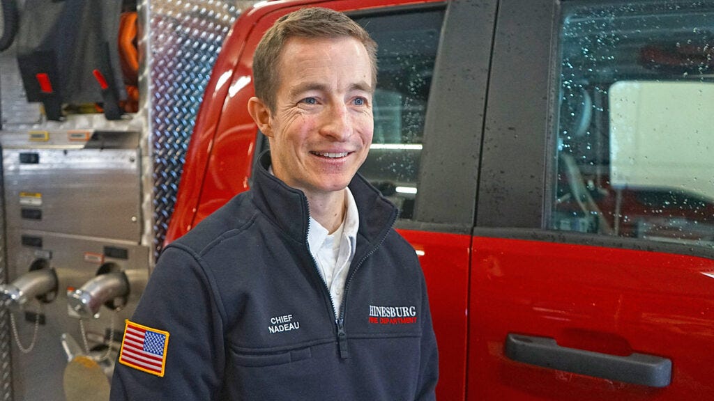 Hinesburg Fire Chief Prescott Nadeau