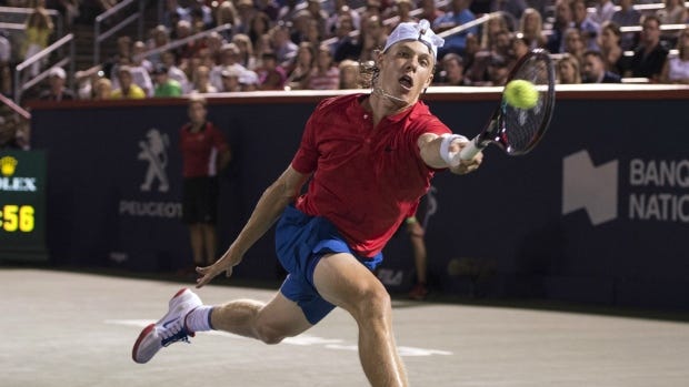 denis shapovalov knocks rafael nadal from rogers cup