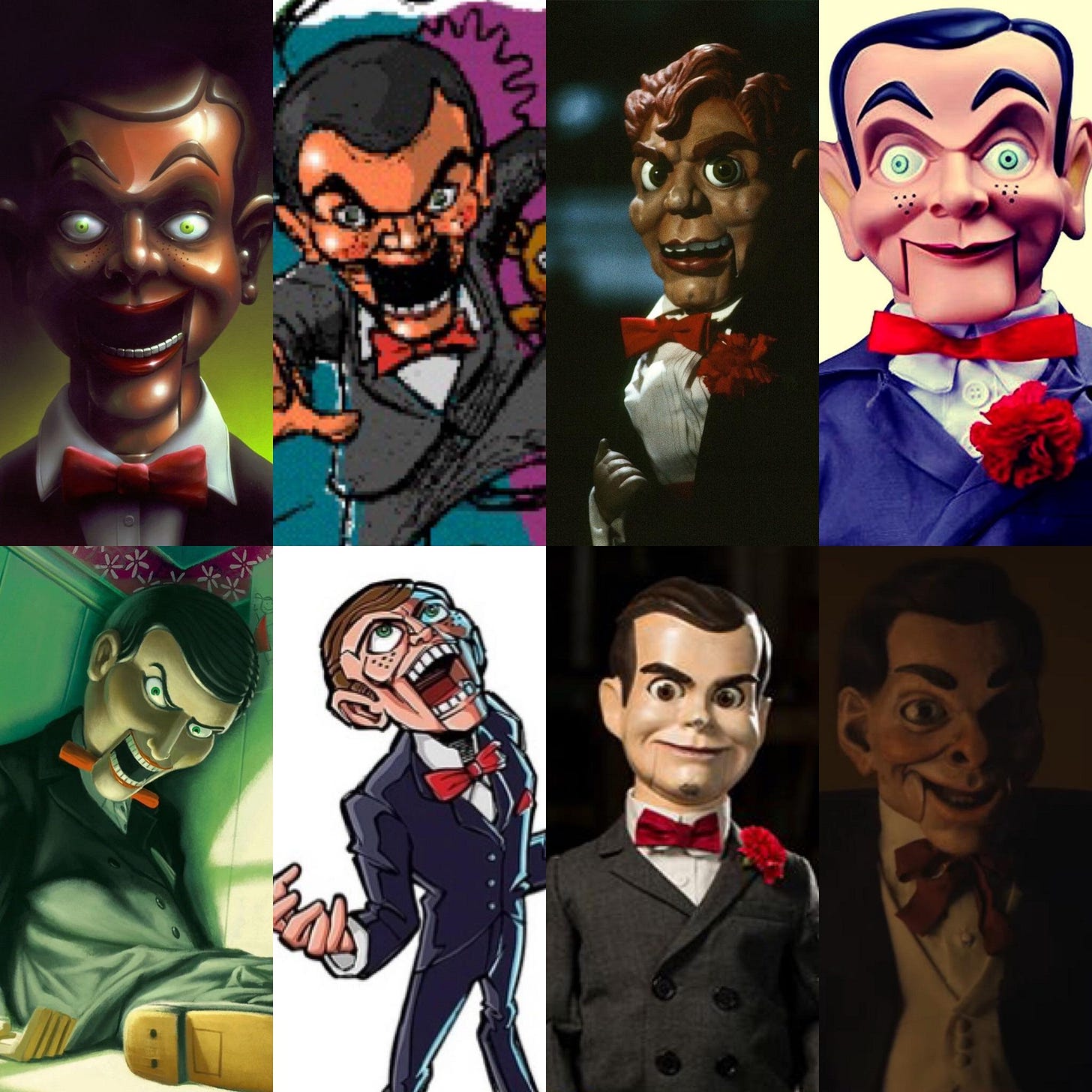 Slappy the Dummy through the ages