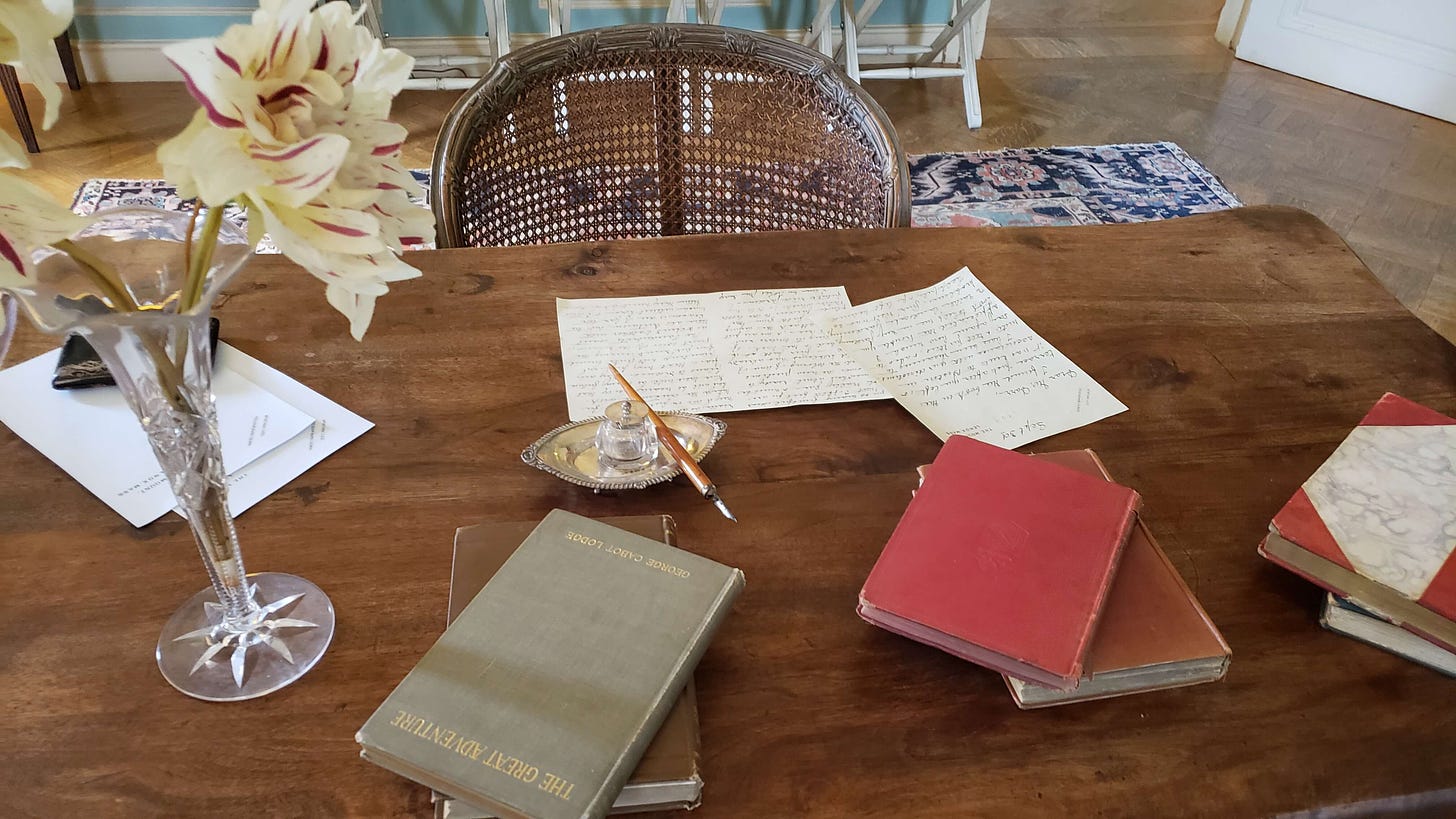 Edith Wharton’s writing desk. 